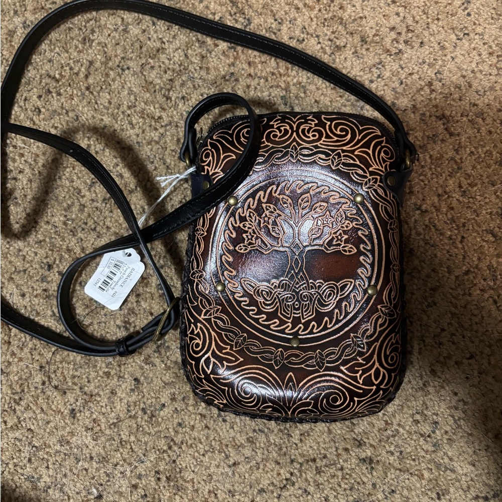 Brown Leather Crossbody Bag